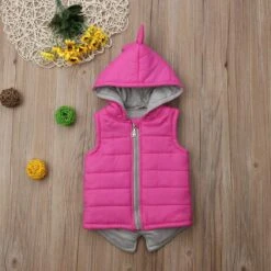 Infant/Baby Dinosaur Hooded Vest -Zipper Jacket Age 0-7Y -Baby Products Store 2019 brand new infant kids baby girl boy dinosaur vest down hooded zipper jacket waistcoat coat winter thick warm outwear 0 5t proactive baby 36622745305330