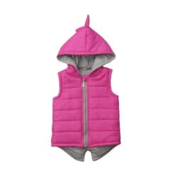 Infant/Baby Dinosaur Hooded Vest -Zipper Jacket Age 0-7Y -Baby Products Store 2019 brand new infant kids baby girl boy dinosaur vest down hooded zipper jacket waistcoat coat winter thick warm outwear 0 5t rose red 12m proactive baby 36622745600242