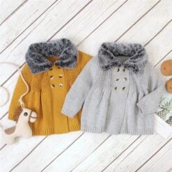 Proactive Baby/Infant Cute Baby Knitting Cardigan Sweater I Baby Winter Outfit Coat Age 0-24 Months