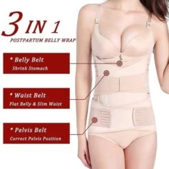 3 In 1 Postpartum Belly Wrap I Recovery Belly Slimming Girdle