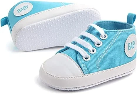 Sequined Canvas Baby Sneakers For Boys/Girls 5 Sequined Canvas Baby Sneakers For Boys/Girls - Image 5