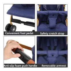 Missbaby™ Adjustable Baby Stroller For Infant And Toddlers -Baby Products Store 8 wheels baby stroller adjustable carriage stroller anti shock foldable high landscape quality stroller baby bassinet eu stock proactive baby 36794517192946