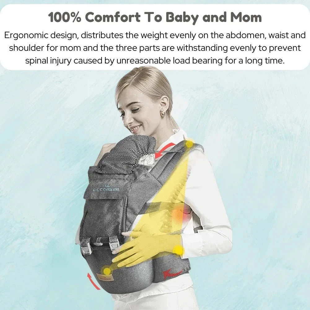 Eccomum™ Ergonomic Baby Carrier 12 Eccomum™ Ergonomic Baby Carrier - Image 12