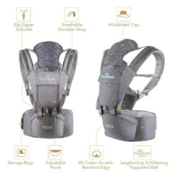 Eccomum™ Ergonomic Baby Carrier 16 Eccomum™ Ergonomic Baby Carrier -Baby Products Store EccomumErgonomi BabyCarrier5