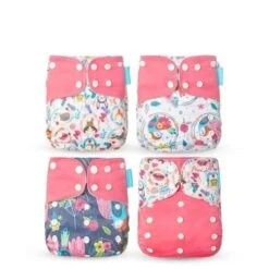 HappyBaby Reusable & Washable Newborn Diaper/Paints