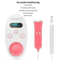 HeartbeatTrack Baby Fetal Doppler -Baby Products Store HeartbeatTrack Baby Fetal 6Doppler