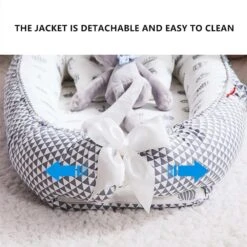 HugMe Baby Nest Bed For Babies Age 0 - 12 Months -Baby Products Store HugMe Baby Nest Bed ForBabie4