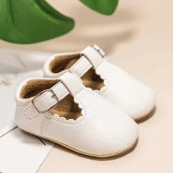 KIDSUN Newborn Baby Shoes With PU Leather Boy Girl Shoes - Toddler Rubber Sole Anti-slip First Walkers Infant -Baby Products Store KIDSUN NewbornBabyShoes With PU Leather6