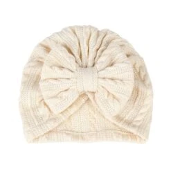 Adorable Big Bow Soft Knitted Beanies For Baby Girls -Baby Products Store adorable big bow soft knitted beanies for baby girls 3 baby headband proactive baby 40326139773170