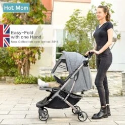 Hot Mom™ Light-Weight Baby Stroller I Baby Mini-Travel Stroller -Baby Products Store baby carriage stroller5