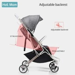 Hot Mom™ Light-Weight Baby Stroller I Baby Mini-Travel Stroller -Baby Products Store baby carriage stroller8