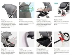 Hot Mom™ Light-Weight Baby Stroller I Baby Mini-Travel Stroller -Baby Products Store baby carriage stroller9