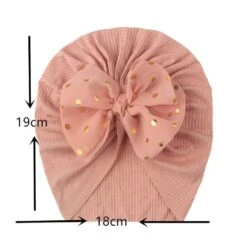 Baby Cute Big Floral Elastic Headband For Baby Girl -Baby Products Store baby cute big floral dotted elastic headband for baby girl baby headband proactive baby 40500929102066 1
