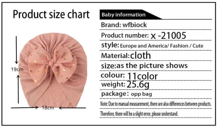 Baby Cute Big Floral Dotted Elastic Headband For Baby Girl 9 Baby Cute Big Floral Dotted Elastic Headband For Baby Girl - Image 9