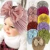 Baby Cute Big Floral Elastic Headband For Baby Girl