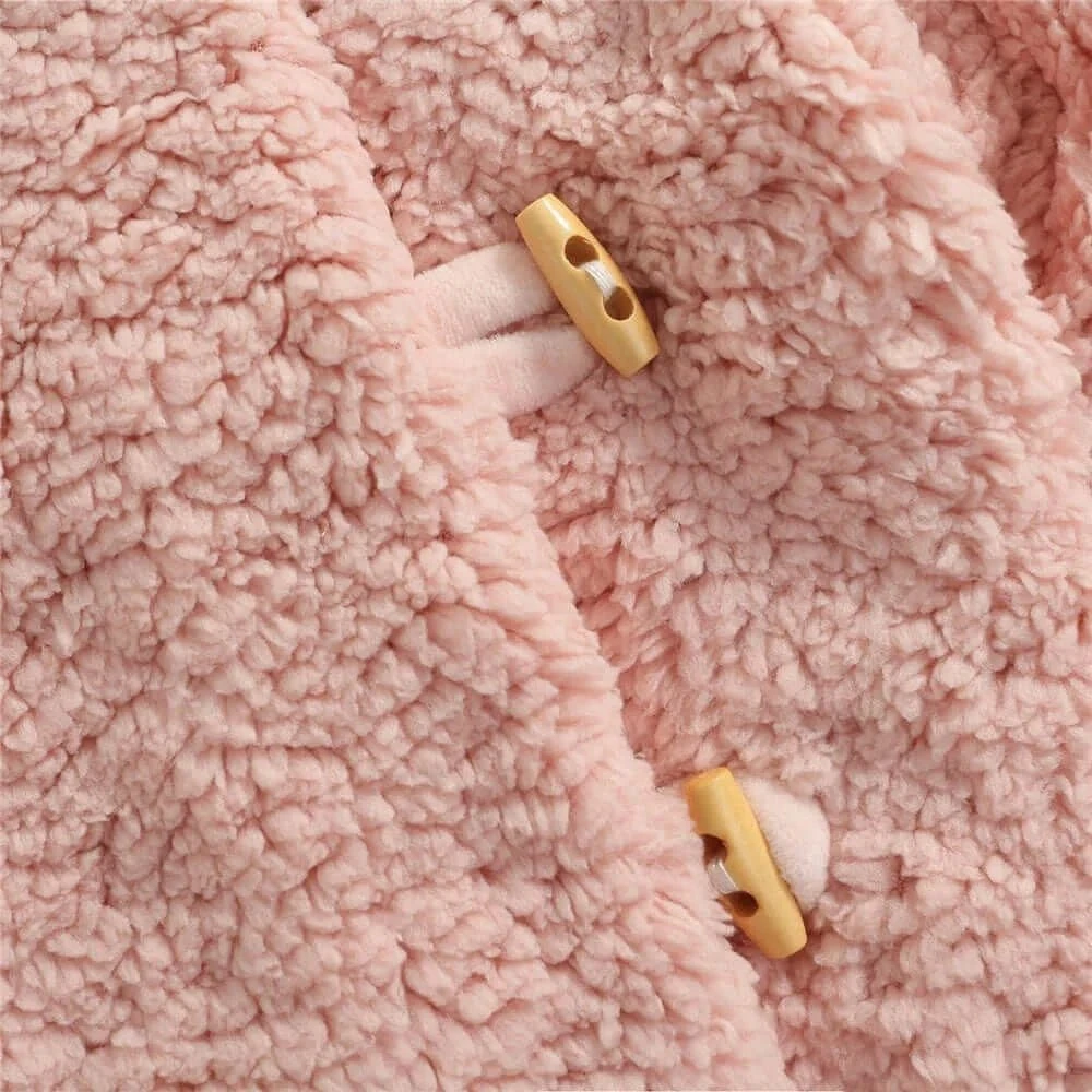 Pudcoco™ Baby Velvet Hooded Coat 8 Pudcoco™ Baby Velvet Hooded Coat - Image 8