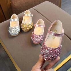 Baby Girls Party Wear Glitter Sandals -Baby Products Store baby girls party wear glitter sandals baby footwear proactive baby 40071784530162