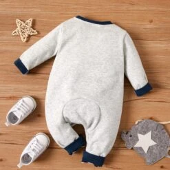 ProactiveBaby Baby Winter Warm Romper I Baby Animal Printed Winter Warm Jumpsuit -Baby Products Store baby romper for newborn baby boys spring autumn clothes baby warm animal elephant jumpsuit proactive baby 36674261811442