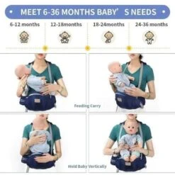 Baby Carrier With Hip Seat And Shoulder Strap For Age 0-36 Months -Baby Products Store baby waist carrier with shoulder straps baby carrier proactive baby baby waist hip carrier with shoulder straps i baby carrier for 0 36 months 31570503008409