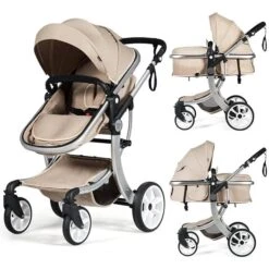 BabyJoy 2 In 1 Convertible Baby Stroller -Baby Products Store babyjoy 2 in 1 convertible baby stroller beige proactive baby 37143461462258