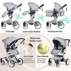 BabyJoy 2 In 1 Convertible Baby Stroller -Baby Products Store babyjoy 2 in 1 convertible baby stroller proactive baby 37143451730162