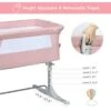 Babyjoy Baby Bedside Crib I Portable Bed Side Bassinet With Carrying Bag