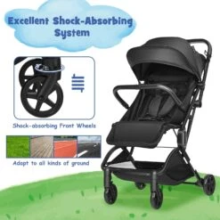 Baby-Joy Fly&Go™ Light-weight Baby Stroller I Perfect Travel Baby Pram Or Stroller 15 Baby-Joy Fly&Go™ Light-weight Baby Stroller I Perfect Travel Baby Pram Or Stroller -Baby Products Store babyjoy lightweight baby stroller foldable travel stroller for airplane black bc10002bk proactive baby 36794250264818