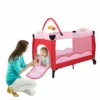 Babyjoy™ Portable Baby Crib/ Bassinet With Playard