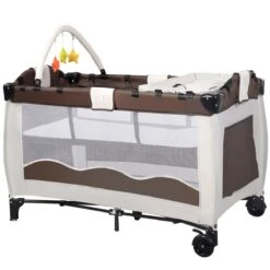 Babyjoy™ Portable Baby Crib/ Bassinet With Playard 33 Babyjoy™ Portable Baby Crib/ Bassinet With Playard -Baby Products Store babyjoy portable baby crib bassinet with playard proactive baby 37028576854258