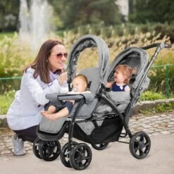 Baby Twin Baby Stroller For Two Babies -Baby Products Store babyjoy twin baby stroller for two babies baby strollers proactive baby double baby strollers with car seat for two babies proactive baby 41170795921650
