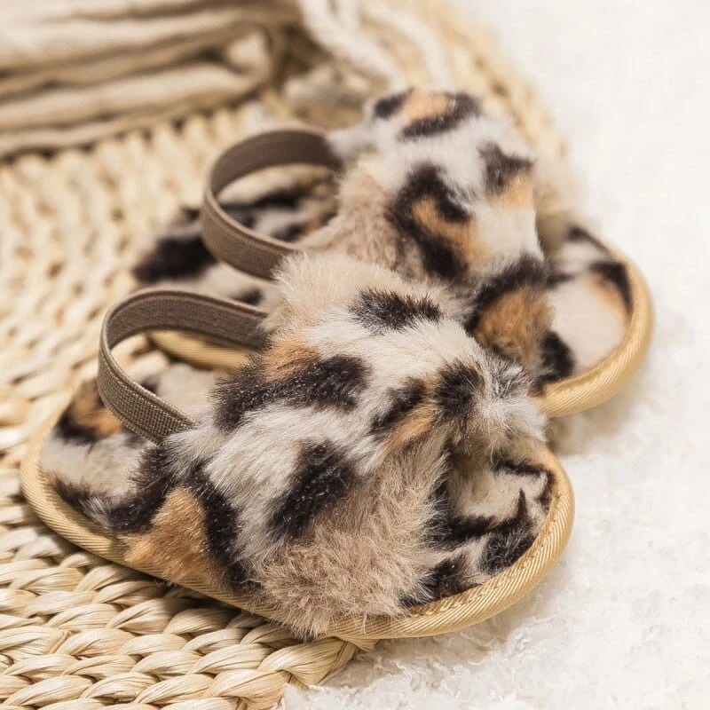 Baywell Adorable Baby Faux Fur Slides Sandals 11 Baywell Adorable Baby Faux Fur Slides Sandals - Image 11