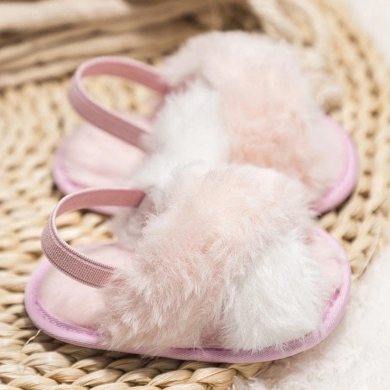 Baywell Adorable Baby Faux Fur Slides Sandals 16 Baywell Adorable Baby Faux Fur Slides Sandals - Image 16