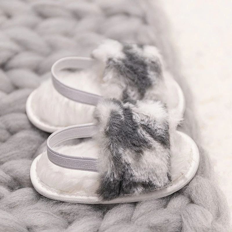 Baywell Adorable Baby Faux Fur Slides Sandals 20 Baywell Adorable Baby Faux Fur Slides Sandals - Image 20