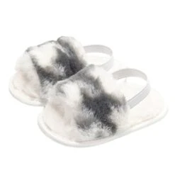 Baywell Adorable Baby Faux Fur Slides Sandals 23 Baywell Adorable Baby Faux Fur Slides Sandals -Baby Products Store baywell adorable baby faux fur slides sandals gray and white 0 6 months baby footwear proactive baby 40081983635698