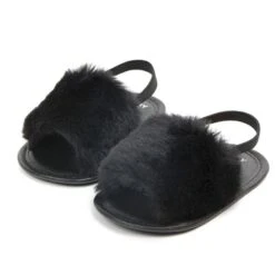 Baywell Cute Baby Girls Faux Fur Slides Sandals -Baby Products Store baywell cute baby girls faux fur slides sandals 9b 0 6 months baby footwear proactive baby 40081945460978