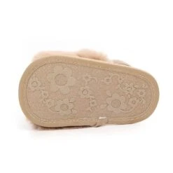 Baywell Cute Baby Girls Faux Fur Slides Sandals -Baby Products Store baywell cute baby girls faux fur slides sandals baby footwear proactive baby 40081946575090