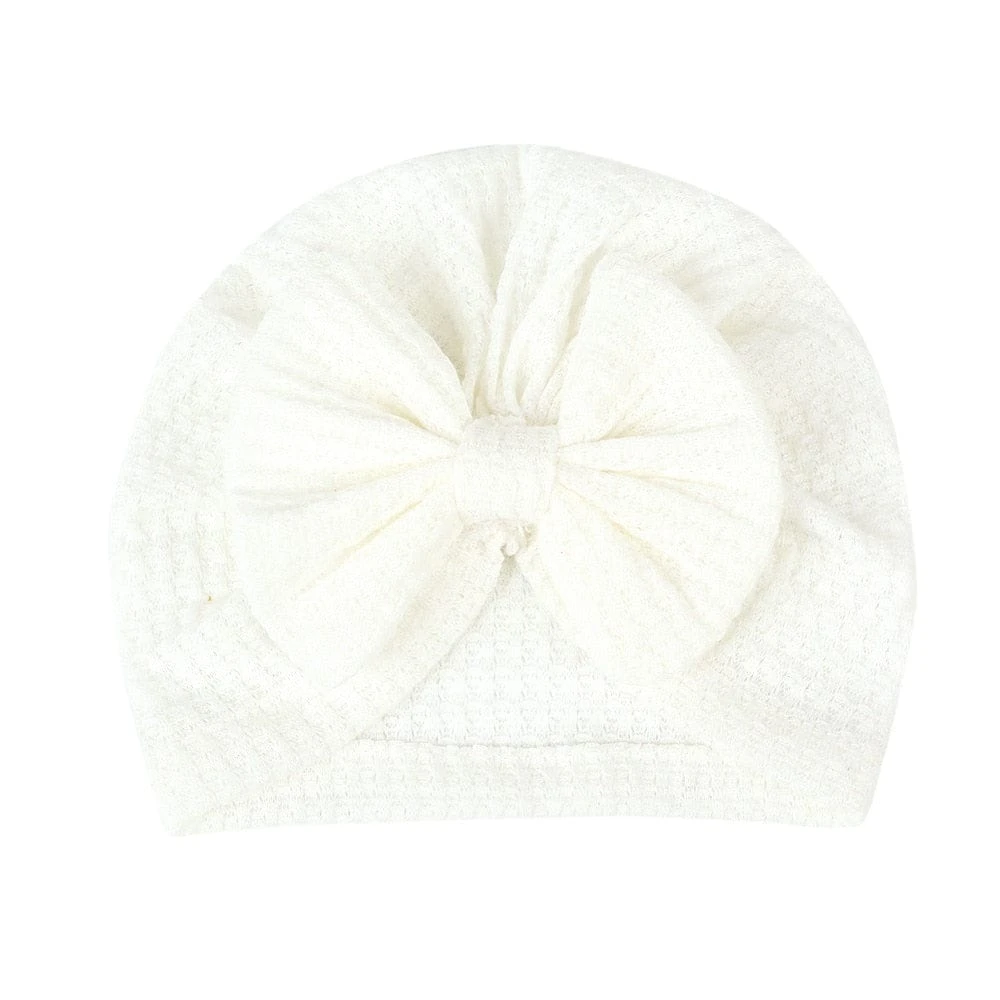 Big Bow Soft Knitted Beanies For Baby Girls 8 Big Bow Soft Knitted Beanies For Baby Girls - Image 8