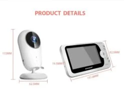 BOAVISION Baby Monitor With Camera 4.3" High Resolution Display -Baby Products Store boavision baby monitor with camera 4 3 high resolution display proactive baby 37710820049138