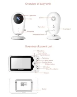 BOAVISION Baby Monitor With Camera 4.3" High Resolution Display -Baby Products Store boavision baby monitor with camera 4 3 high resolution display proactive baby 37710820245746