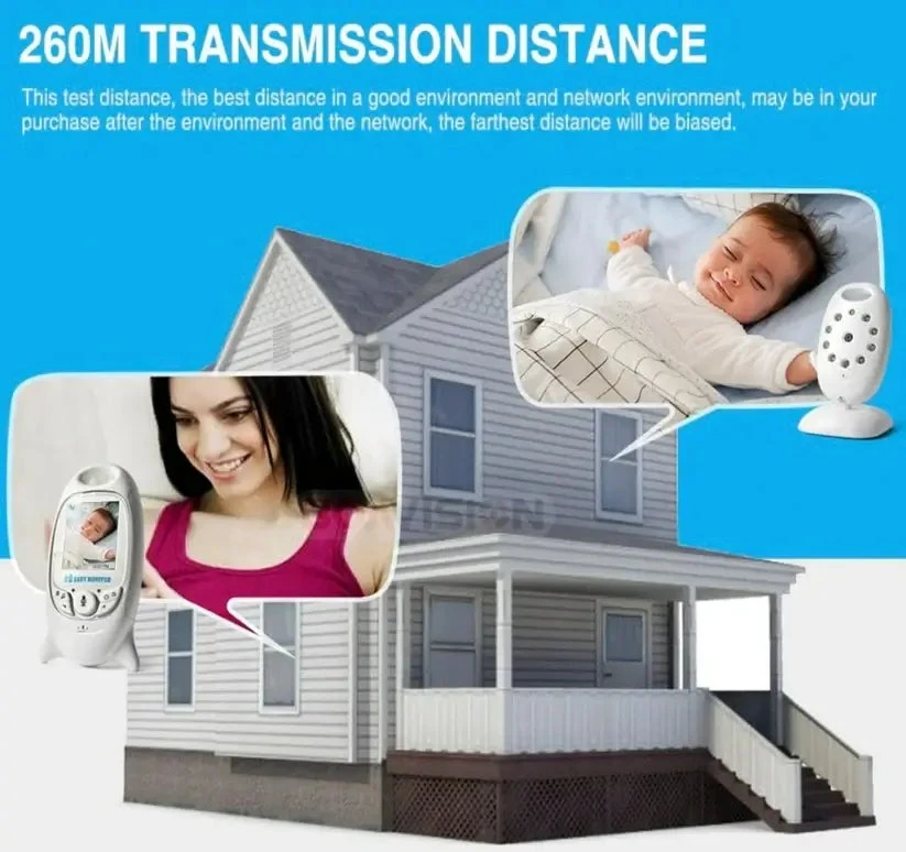 BOAVISION Mini Infant Wireless Baby Monitor | Night Vision & Two-Way Talk 6 BOAVISION Mini Infant Wireless Baby Monitor | Night Vision & Two-Way Talk - Image 6