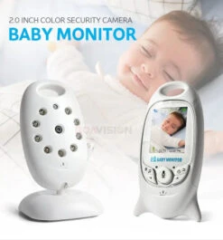 Baby Products Store 29 BOAVISION Mini Infant Wireless Baby Monitor | Night Vision & Two-Way Talk