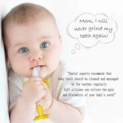 Baby Banana Teether & Toothbrush Toys | Safe & Ergonomic Baby Teether