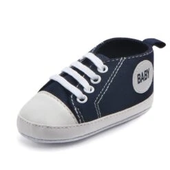 Canvas Baby Sneakers For Boys/Girls -Baby Products Store canvas baby sneakers for boys girls navy baby 0 6 months china proactive baby 38567695745266