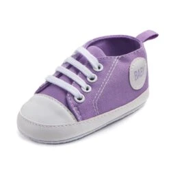 Canvas Baby Sneakers For Boys/Girls -Baby Products Store canvas baby sneakers for boys girls purple baby 0 6 months china proactive baby 38567695941874