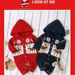 ProactiveBaby Christmas Newborn Baby Romper I Animal Reindeer Cartoon Printed Hooded Romper -Baby Products Store christmas newborn baby romper boy girls pajamas animal cartoon romper hooded pyjama elk costumes toddler cosplay clothes proactive baby 36674207252722