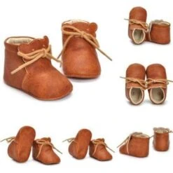 Citgeett™ Baby Boy Shoes -Baby Products Store citgeett brown newborn baby boy girl crib shoes toddler soft sole leather sneakers prewalker proactive baby 31580826337433