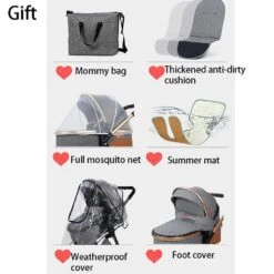 ComfyBaby™ 3 In 1 Baby Pram Or Stroller -Baby Products Store comfybaby 3 in 1 baby pram or stroller baby pram stroller proactive baby comfybaby 3 in 1 baby pram or stroller for newborn infant i buy online baby stroller or palm 31576680300697