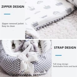 ComfyBaby Baby Nest Bed Incline Baby Lounger -Baby Products Store comfybaby baby nest bed incline baby lounger cribs toddler beds proactive baby proactivebaby cozy portable baby nest bed i best baby lounger nest 37207309648114