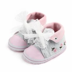 ComfyBaby Cute Baby Girl Shoes With Floral Embroidery