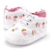 ComfyBaby Cute Baby Girl Shoes With Floral Embroidery Print